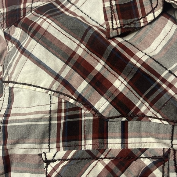 BKE 2pc slim fit pearl snap mens med - Picture 14 of 15